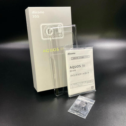 【最速発送】SHARP AQUOS R6 128GB ホワイト docomo SH-51B 白ロム【難有】