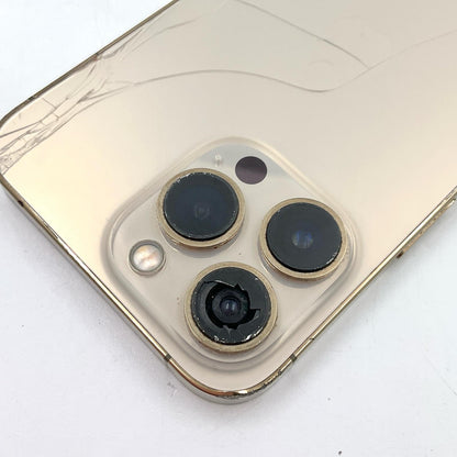 【最速発送】Apple iPhone iPhone 13 Pro 256GB ゴールド SIMフリー 白ロム【難有】 76%