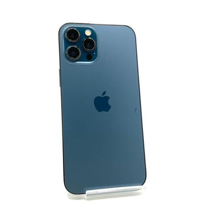 【全額返金保証】【最速発送】Apple iPhone iPhone 12 Pro Max 256GB パシフィックブルー Softbank 白ロム 動作確認済 77%