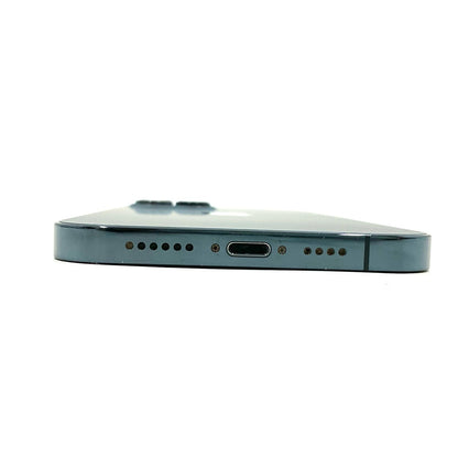 【全額返金保証】【最速発送】Apple iPhone iPhone 12 Pro Max 256GB パシフィックブルー Softbank 白ロム 動作確認済 77%