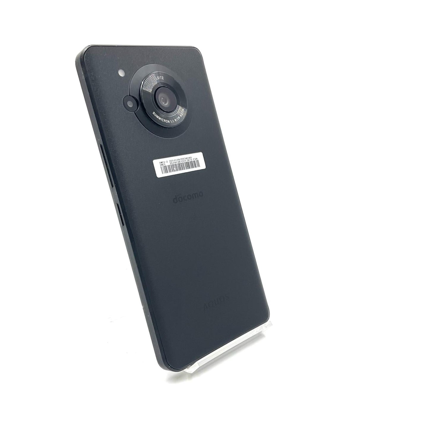 【全額返金保証】【最速発送】SHARP AQUOS R7 256GB Black(K) docomo SIMフリー SH-52C 白ロム 動作確認済
