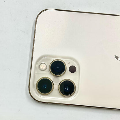 【全額返金保証】【最速発送】Apple iPhone iPhone 12 Pro Max 256GB ゴールド SIMフリー 白ロム 動作確認済 81%