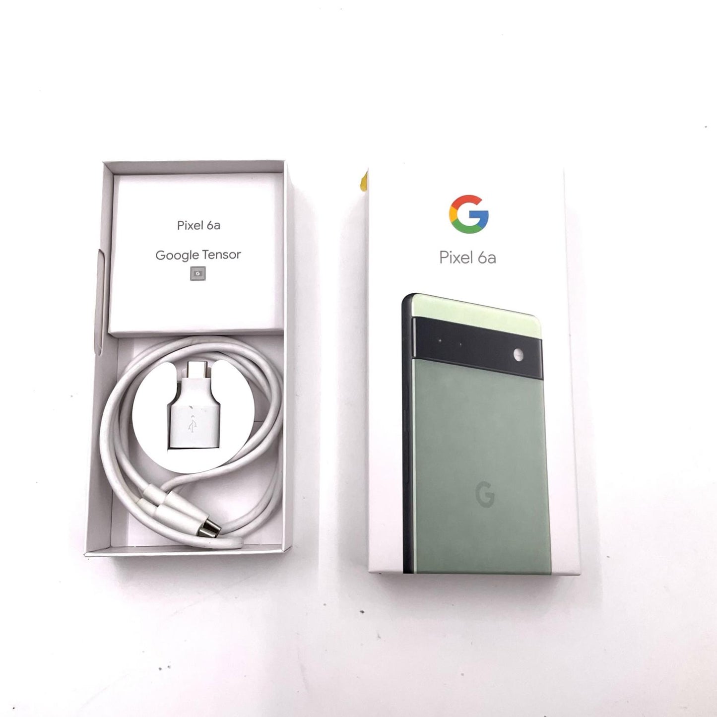 【全額返金保証】【最速発送】Google Pixel 6a 128GB Sage SIMフリー GB17L 白ロム 動作確認済