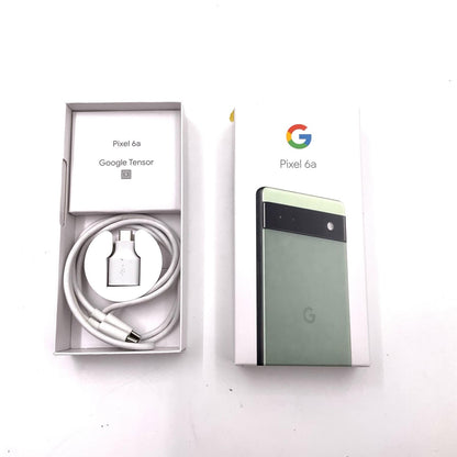【全額返金保証】【最速発送】Google Pixel 6a 128GB Sage SIMフリー GB17L 白ロム 動作確認済