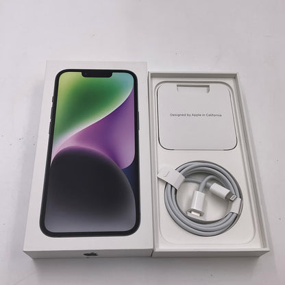 【全額返金保証】【最速発送】Apple iPhone iPhone 14 128GB ミッドナイト SIMフリー 白ロム 動作確認済 93%