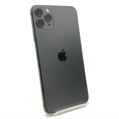 【全額返金保証】【最速発送】Apple iPhone iPhone 11 Pro Max 256GB スペースグレイ au 白ロム 動作確認済 78%