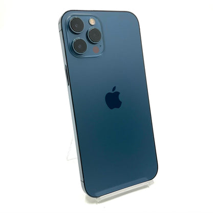 【全額返金保証】【最速発送】Apple iPhone iPhone 12 Pro Max 128GB パシフィックブルー SIMフリー 白ロム 動作確認済 85%