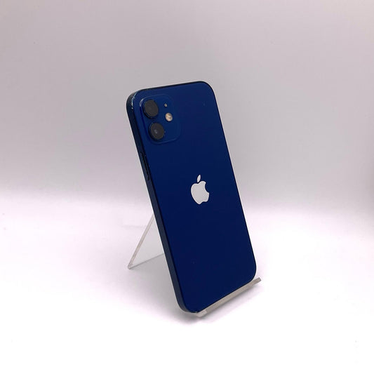 【全額返金保証】【最速発送】Apple iPhone iPhone 12 64GB ブルー au 白ロム 動作確認済 79%