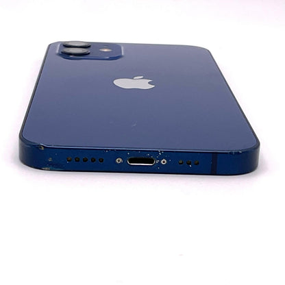 【全額返金保証】【最速発送】Apple iPhone iPhone 12 64GB ブルー au 白ロム 動作確認済 79%