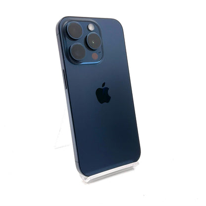 【全額返金保証】【最速発送】Apple iPhone iPhone 15 Pro 256GB ブルーチタニウム SIMフリー 白ロム 美品 動作確認済 90%