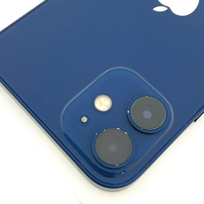 【全額返金保証】【最速発送】Apple iPhone iPhone 12 mini 128GB ブルー Softbank SIMフリー 白ロム 動作確認済 88%
