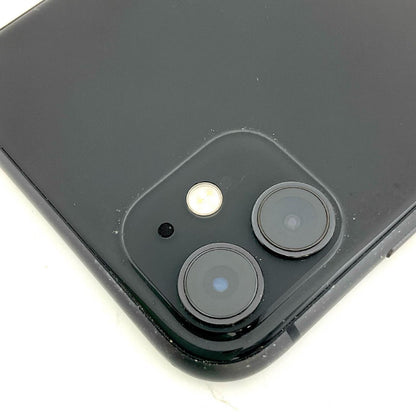 【最速発送】Apple iPhone iPhone 11 64GB ブラック au 白ロム【難有】 73%