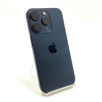 【全額返金保証】【最速発送】Apple iPhone iPhone 15 Pro 128GB ブルーチタニウム SIMフリー 白ロム 美品 動作確認済 91%
