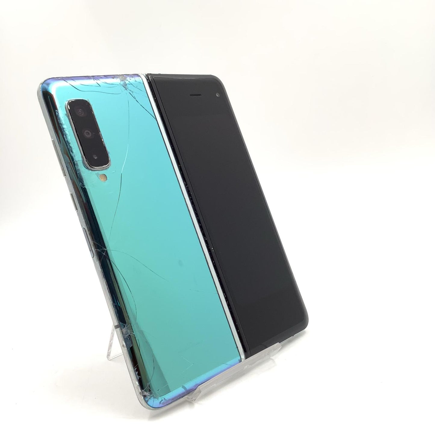 【最速発送】SAMSUNG Galaxy Galaxy Fold 512GB スペースシルバー au SCV44 白ロム【難有】