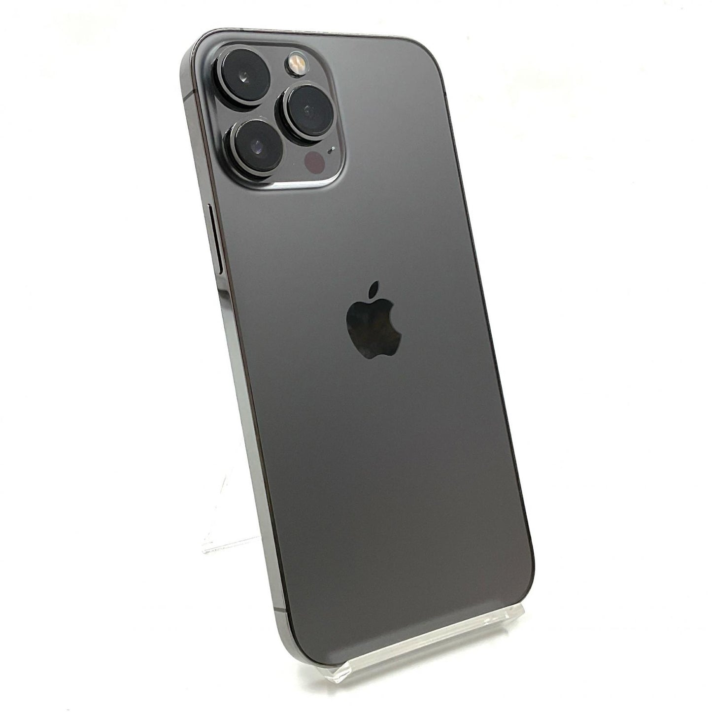 【全額返金保証】【最速発送】Apple iPhone iPhone 13 Pro Max 128GB グラファイト au SIMフリー 白ロム 動作確認済 80%