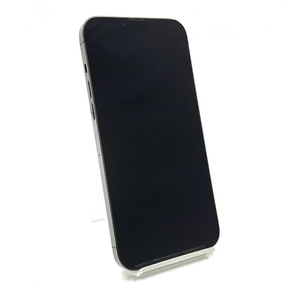 【全額返金保証】【最速発送】Apple iPhone iPhone 13 Pro Max 128GB グラファイト au SIMフリー 白ロム 動作確認済 80%