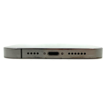 【全額返金保証】【最速発送】Apple iPhone iPhone 13 Pro Max 128GB グラファイト au SIMフリー 白ロム 動作確認済 80%
