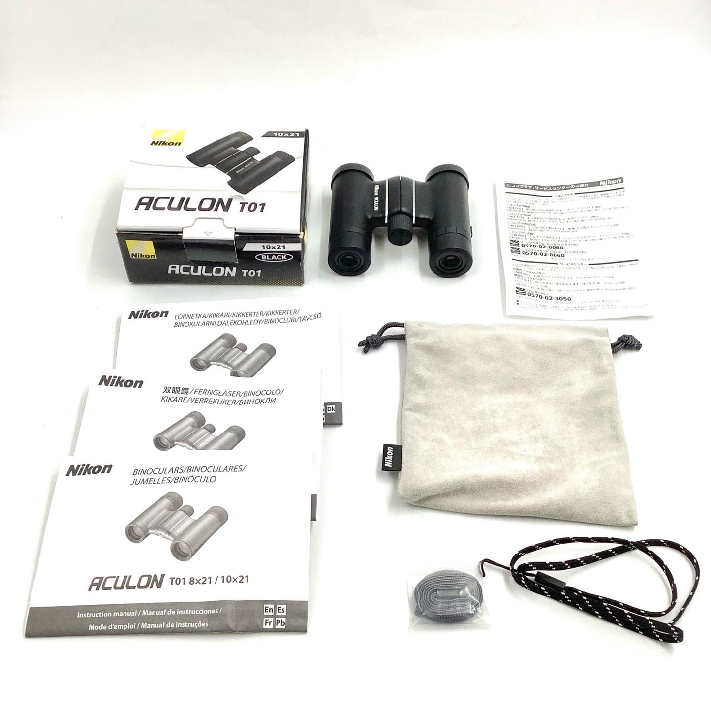 【全額返金保証】【最速発送】Nikon アキュロン T01 10x21 [ブラック] 動作確認済