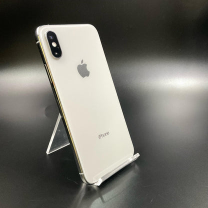 【全額返金保証】【最速発送】Apple iPhone iPhone XS 64GB シルバー au 白ロム 動作確認済 77%