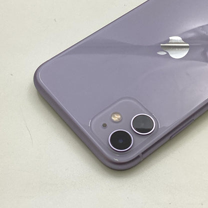 【全額返金保証】【最速発送】Apple iPhone iPhone 11 64GB パープル SIMフリー 白ロム 美品 動作確認済 93%
