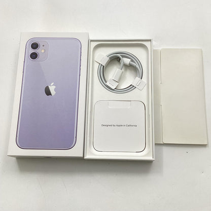 【全額返金保証】【最速発送】Apple iPhone iPhone 11 64GB パープル SIMフリー 白ロム 美品 動作確認済 93%
