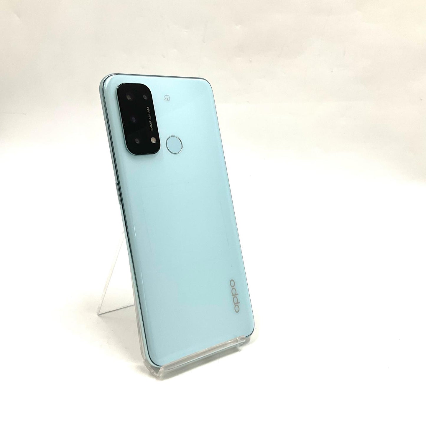 【全額返金保証】【最速発送】OPPO Reno5 A 128GB アイスブルー Softbank A103OP 白ロム 動作確認済
