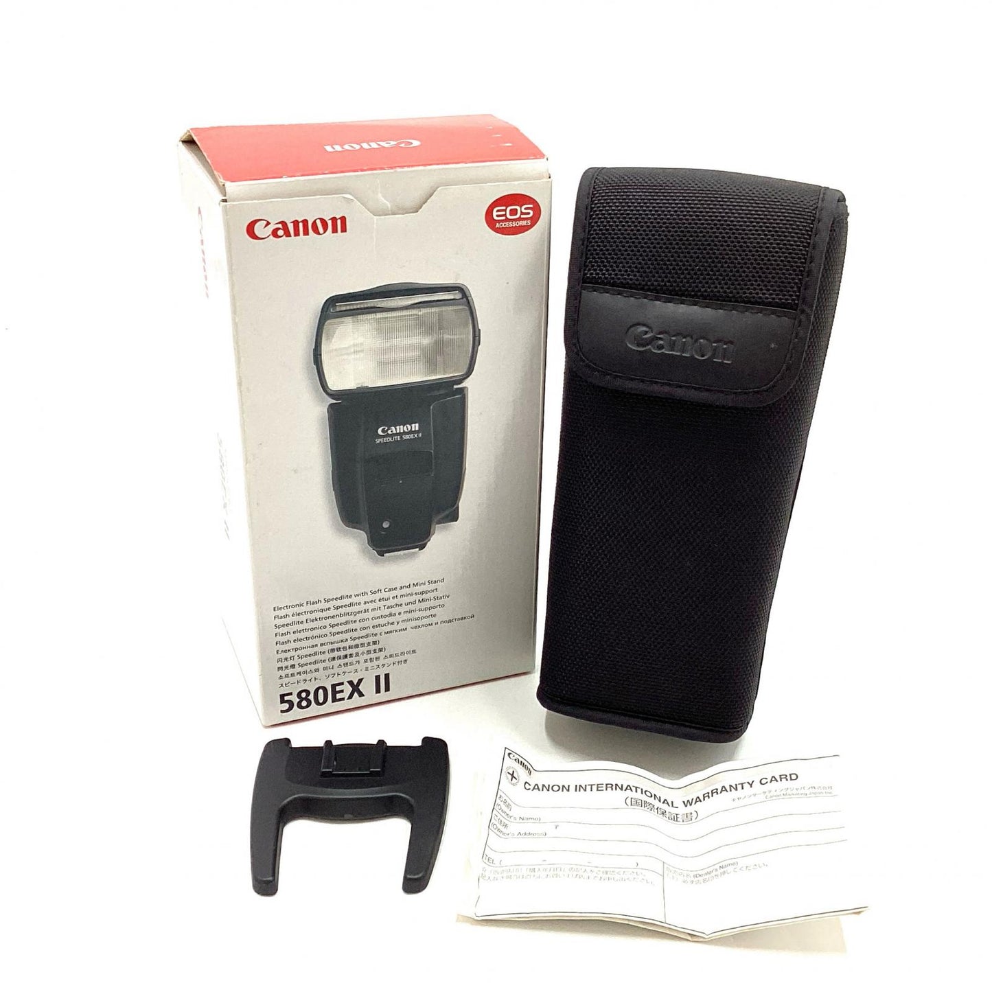 【全額返金保証】【最速発送】Canon スピードライト 580EX II 美品 動作確認済