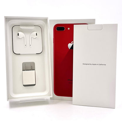 【全額返金保証】【最速発送】Apple iPhone iPhone 8 Plus 256GB (PRODUCT)RED au 白ロム 動作確認済 100%
