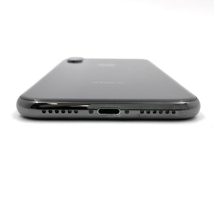 【全額返金保証】【最速発送】Apple iPhone iPhone X 64GB スペースグレイ au 白ロム 動作確認済 100%