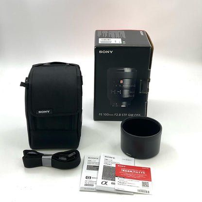 【全額返金保証】【最速発送】Sony FE 100mm F2.8 STF GM OSS SEL100F28GM 美品 動作確認済