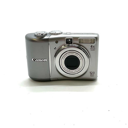 【全額返金保証】【最速発送】Canon コンパクトデジタルカメラ PowerShot A1100 IS シルバー 動作確認済