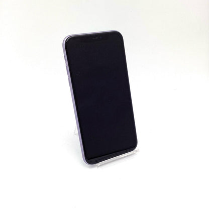 【全額返金保証】【最速発送】Apple iPhone iPhone 11 64GB パープル au 白ロム 動作確認済 76%