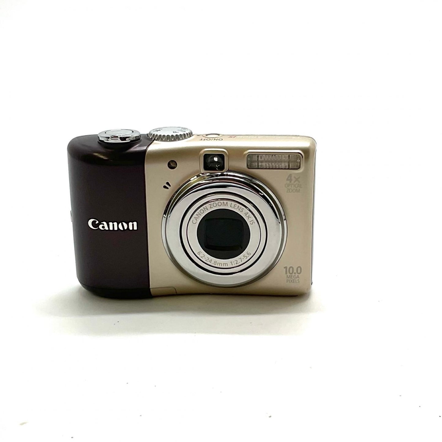 【全額返金保証】【最速発送】Canon コンパクトデジタルカメラ PowerShot A1000 IS ブラウン 美品 動作確認済