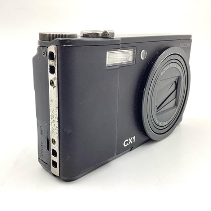 【全額返金保証】【最速発送】RICOH コンパクトデジタルカメラ CX1 ブラック 動作確認済
