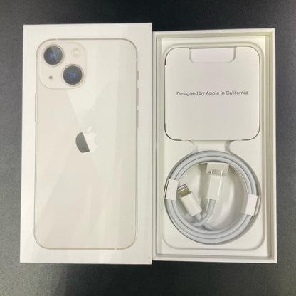 【全額返金保証】【最速発送】Apple iPhone iPhone 13 mini 256GB スターライト docomo 白ロム 動作確認済 72%