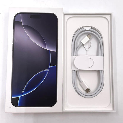 【全額返金保証】【最速発送】Apple iPhone iPhone 16 Pro Max 256GB ブラックチタニウム SIMフリー 白ロム 美品 動作確認済 100%