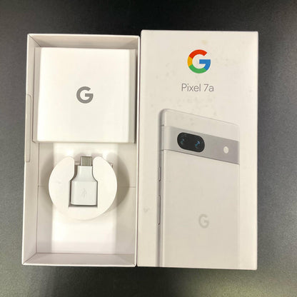 【最速発送】Google Pixel 7a 128GB Snow docomo G82U8 白ロム【難有】