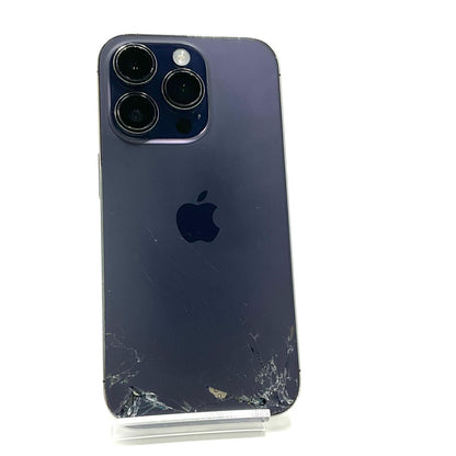 【最速発送】Apple iPhone iPhone 14 Pro 128GB ディープパープル SIMフリー【難有】 83%