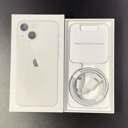 【全額返金保証】【最速発送】Apple iPhone iPhone 13 mini 128GB スターライト SIMフリー 白ロム 動作確認済 84%
