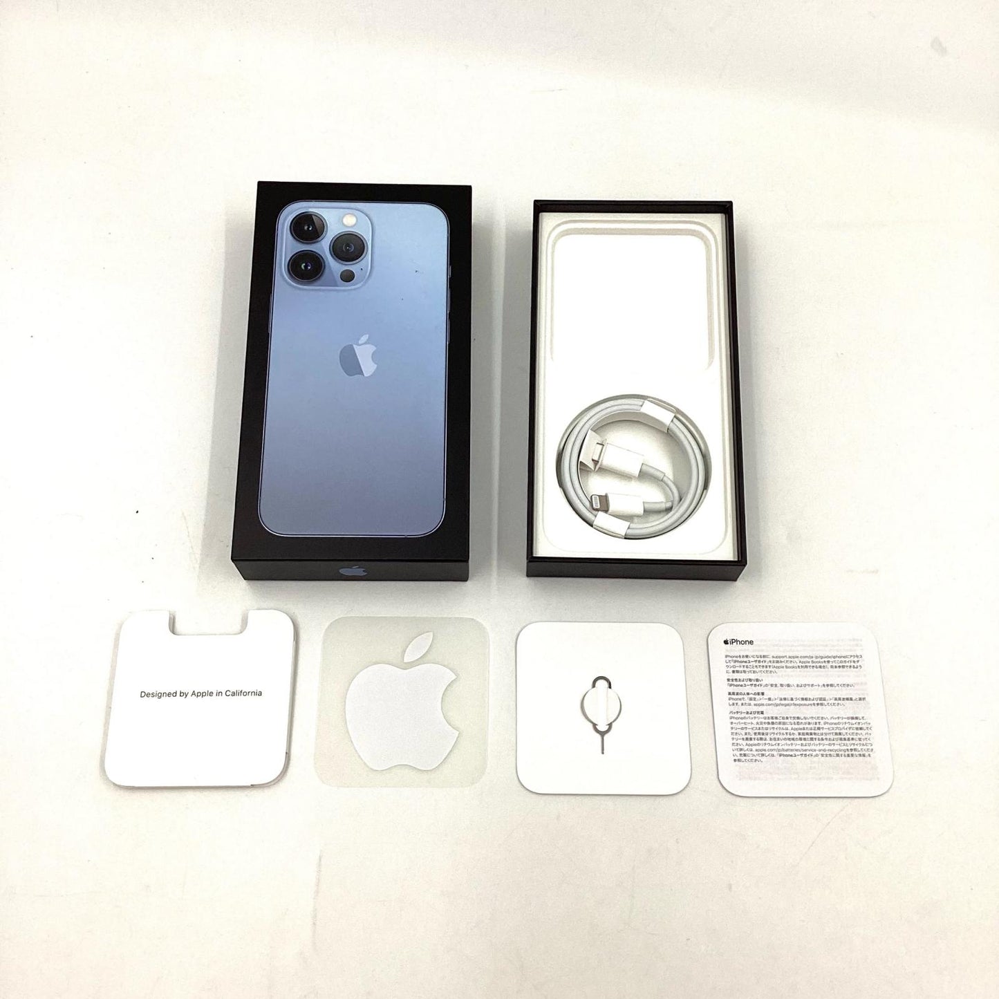 【最速発送】Apple iPhone iPhone 13 Pro 256GB シエラブルー docomo SIMフリー 白ロム【難有】 76%