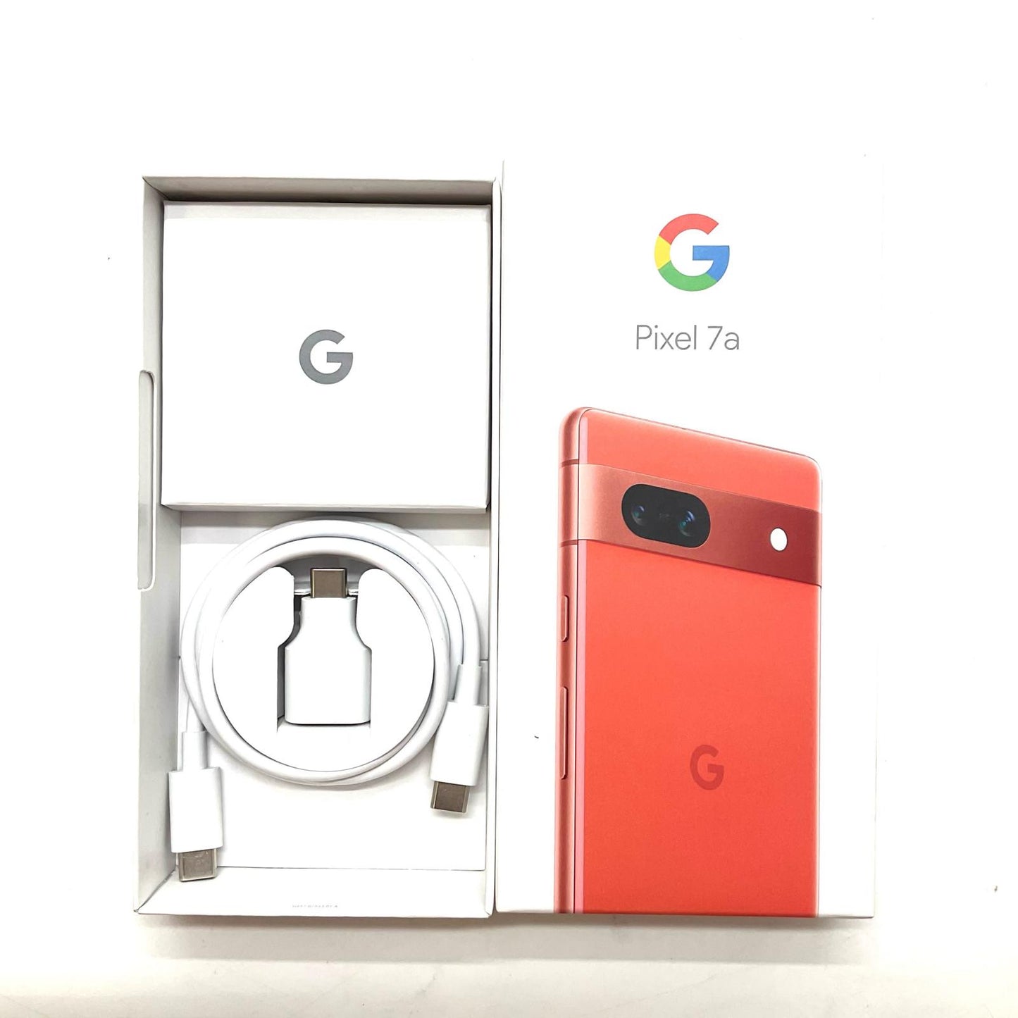 【全額返金保証】【最速発送】Google Pixel 7a 128GB Coral SIMフリー G82U8 白ロム 動作確認済