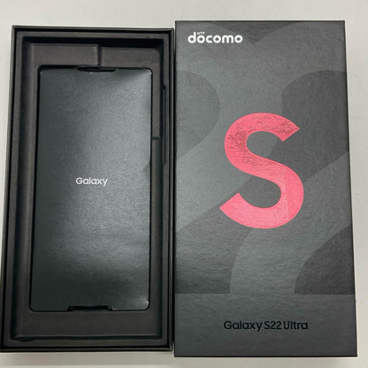 【全額返金保証】【最速発送】SAMSUNG Galaxy S22 Ultra 256GB バーガンディ docomo SC-52C 白ロム 動作確認済