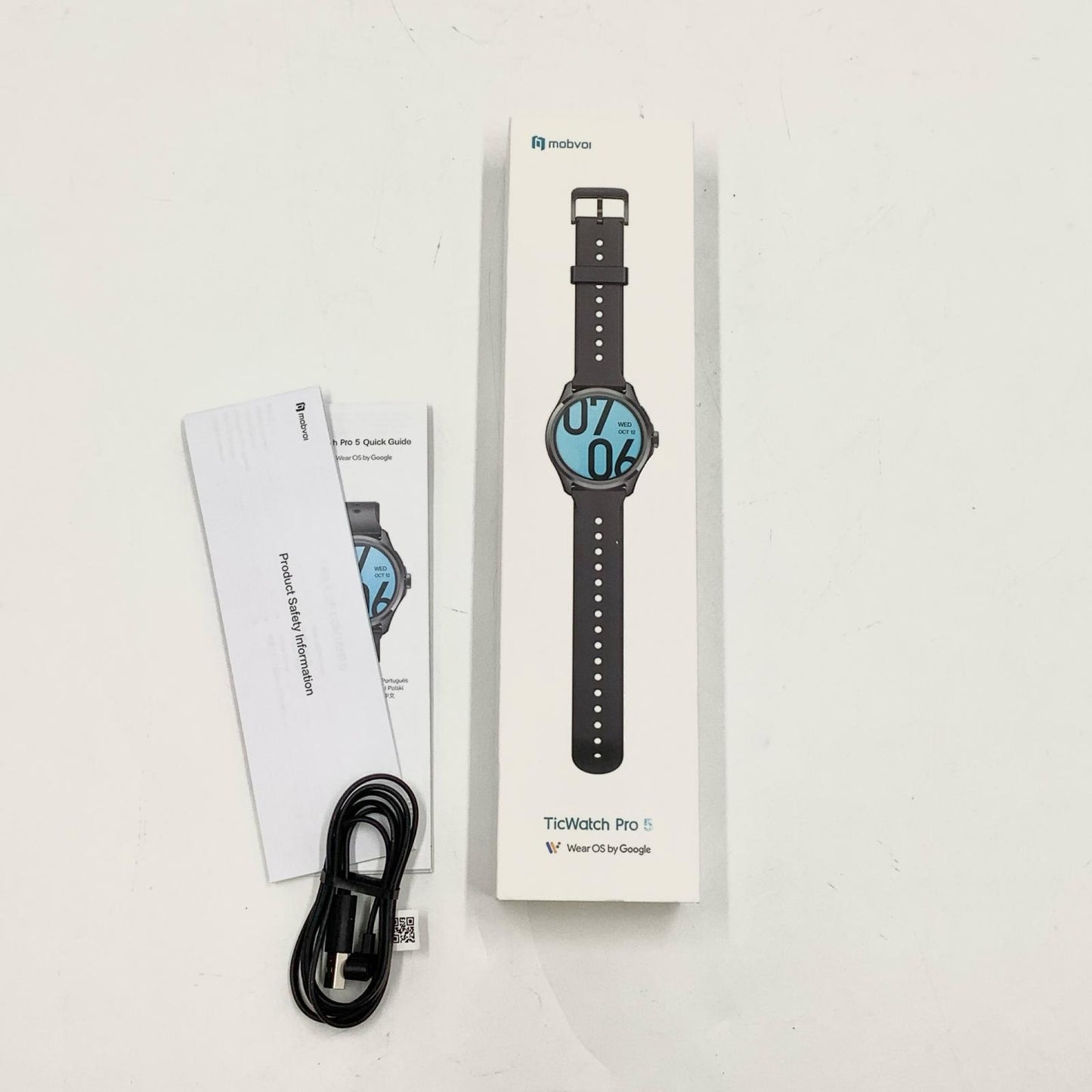 【全額返金保証】【最速発送】Movboi TicWatch Pro 5 WH12088 美品 動作確認済