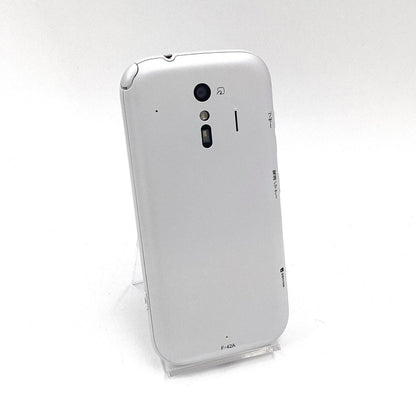 【全額返金保証】【最速発送】富士通 らくらくスマートフォン 32GB ホワイト docomo F-42A 白ロム 超美品 動作確認済
