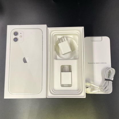 【全額返金保証】【最速発送】Apple iPhone iPhone 11 128GB ホワイト SIMフリー 白ロム 動作確認済 100%