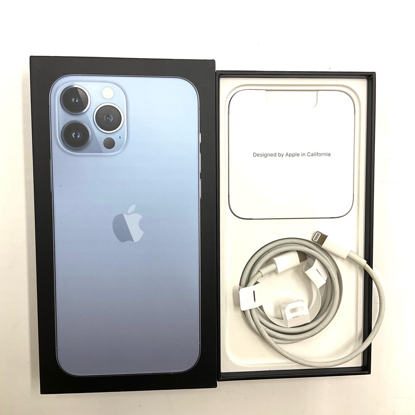 【全額返金保証】【最速発送】Apple iPhone iPhone 13 Pro Max 512GB シエラブルー docomo 白ロム 動作確認済 94%