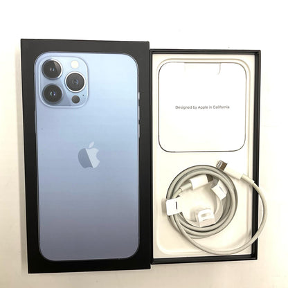 【全額返金保証】【最速発送】Apple iPhone iPhone 13 Pro Max 512GB シエラブルー docomo 白ロム 動作確認済 94%