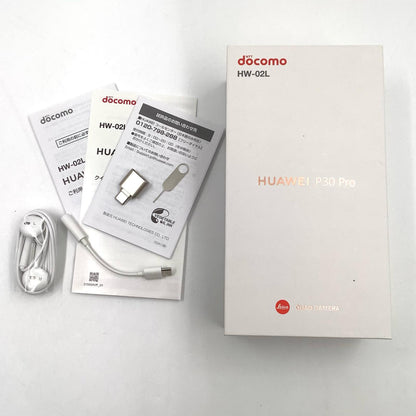 【全額返金保証】【最速発送】Huawei P 30 Pro 128GB ブラック docomo HW-02L 白ロム 動作確認済