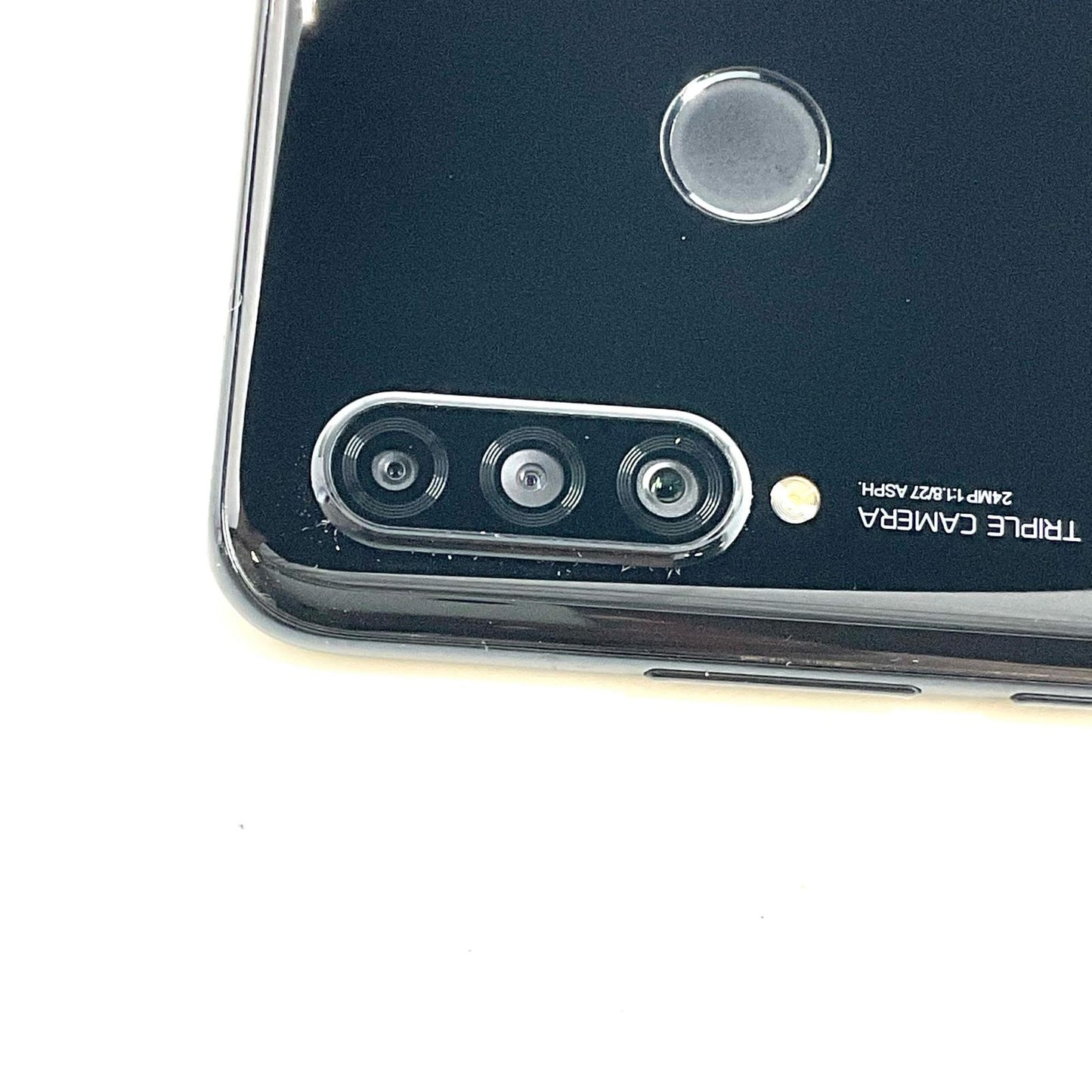 【全額返金保証】【最速発送】Huawei P 30 lite 64GB ミッドナイトブラック UQmobile MAR-LX2J 白ロム 動作確認済