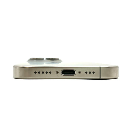 【全額返金保証】【最速発送】Apple iPhone iPhone 15 Pro 128GB ナチュラルチタニウム SIMフリー 白ロム 動作確認済 86%